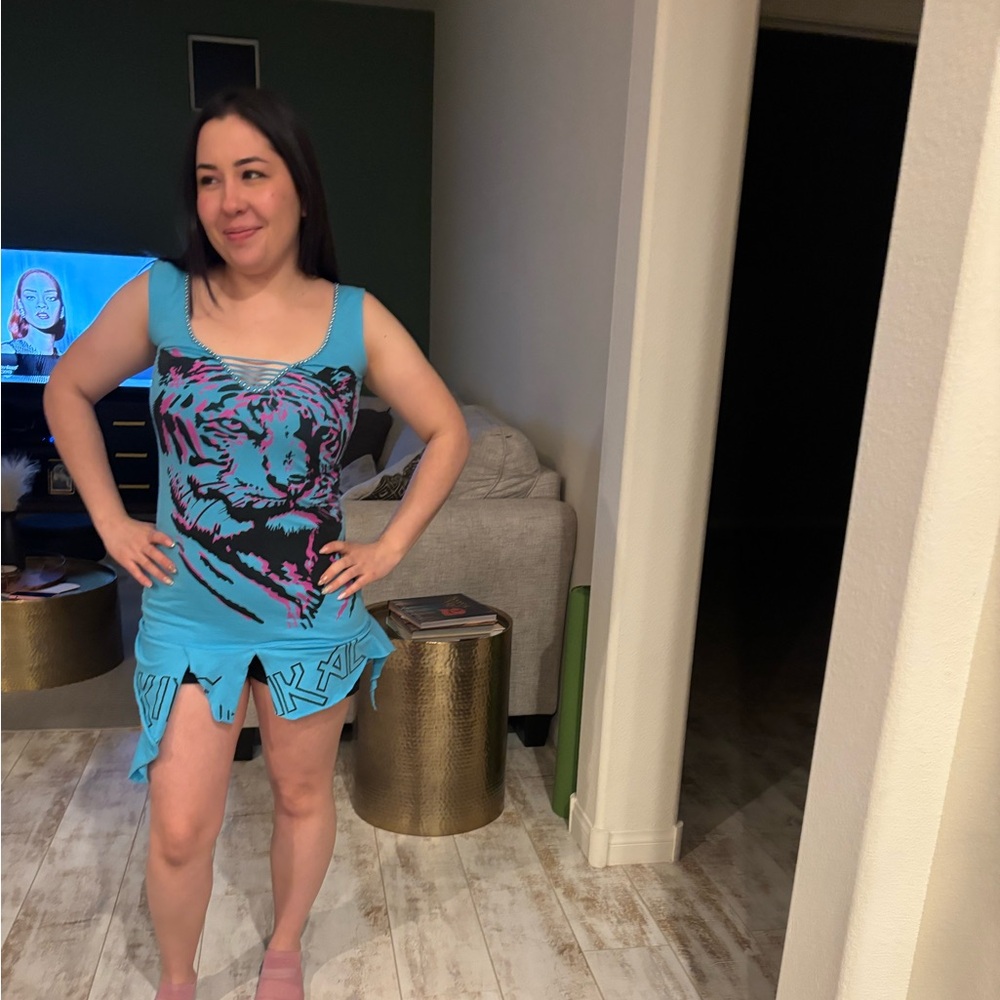 Kimikal Tiger Graphic Dress